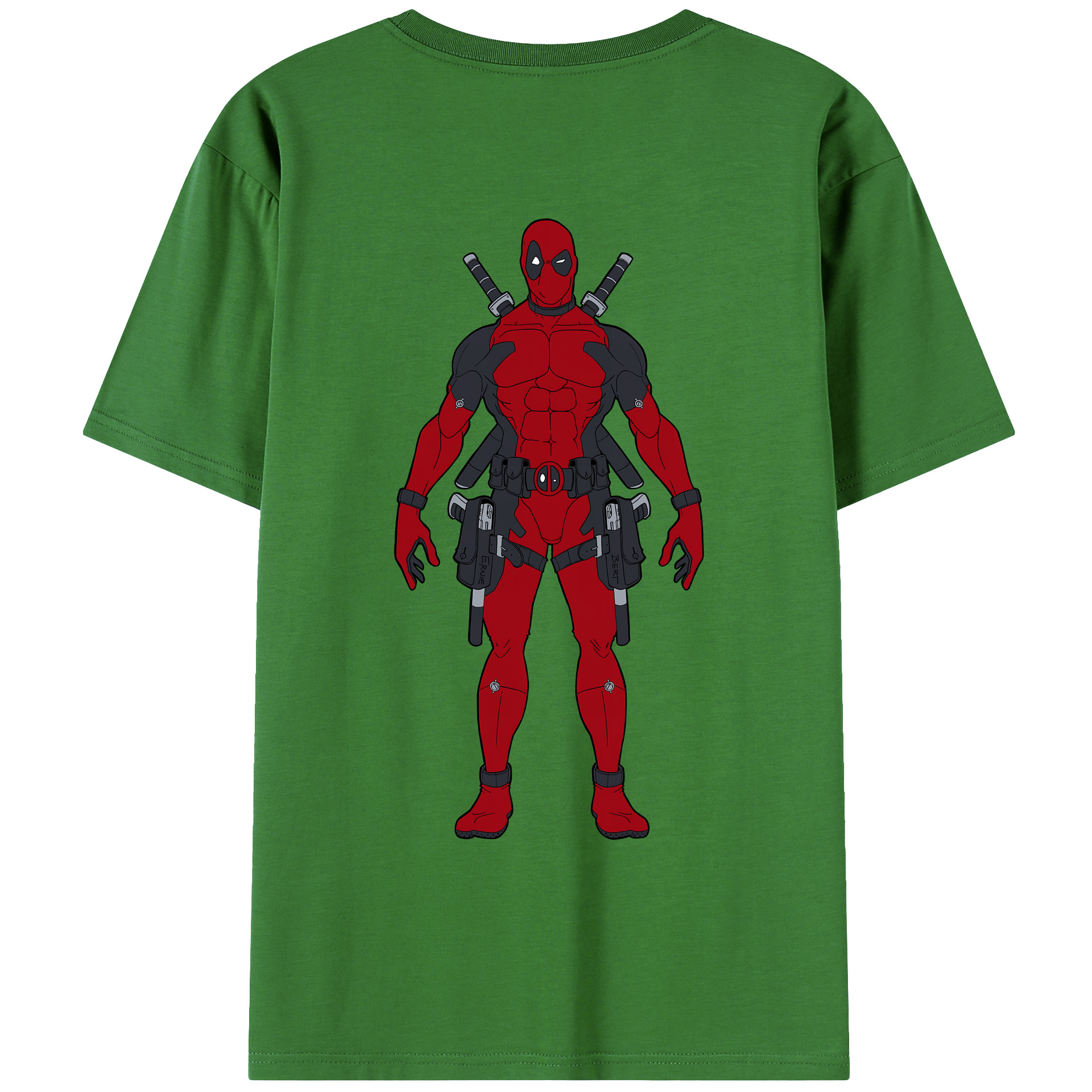 （画像用） Deadpool デッドプール レディース半袖Tシャツ(バックプリント)